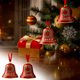 thumbnail image 1 of Campanas de Navidad, jarrón de metal, decoración de invierno, regalos para amigos, iluminación de oficina, diseño de cristal, para salón, acero inoxidable, 2 piezas, 1 of 9