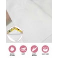 thumbnail image 6 of Sunflowers Kitchen Dish Towels for Drying Dishes Set of 2, Farmhouse Bees Spring Summer Watercolor Floral Leaf Waffle Weave Microfiber Hand Tea Bathroom Towels Quick Dry & Absorbent Towel 15.7x23.6, 6 of 7