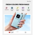 thumbnail image 5 of MelodySusie SC300E Clip-on Rechargeable Nail Drill, 30000RPM Cordless E-File with LED Display & Accessories for Nail Care, Ocean Blue, 5 of 8