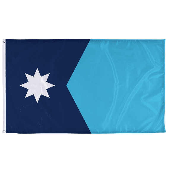 Minnesota State Flag - 3ft x 5ft Knitted Polyester, State Flag Collection, Flag Printed in The USA