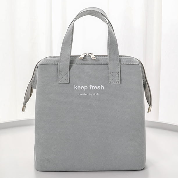 Bolsa de almuerzo Oxford Bolsa de almuerzo a prueba de fugas Color sólido para picnic de viaje de trabajo