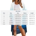 thumbnail image 3 of Xdegoge Kimono Cardigans for Women Open Front Half Sleeve Boho Tropical Print Cover Up Sheer Chiffon Duster Lightweight Summer Casual Daily Outerwear, 3 of 9