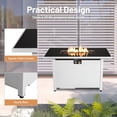 thumbnail image 4 of Mondawe 30 Inch White 40000BTU Propane Fire Pit Table, 4 of 9