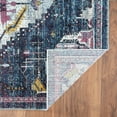 thumbnail image 6 of LR Home Traditional Eclectic Oriental Area Rug, 5' x 7' 6", Blue / White, 6 of 8