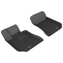 3D MAXpider Custom Fit Kagu Floor Mat (Black) Compatible with Mercedes-Benz CLS-Class (W218) 2011-2013 / E-Class Sedan (W212) 2010-2013 - Front Row