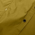 thumbnail image 7 of KeShDi Summer Mens T-Shirts Polo Shirts Men's Solid Color Short Sleeved Collared Denim Shirt Military Top Yellow S, 7 of 7
