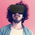 thumbnail image 4 of Silicone VR Auricular Cubierta Anti-Scray Auriculares Protector Flexible Almacenamiento Shell Gamers Regalos Reemplazo para Oculus Quest 2 Negro Speravity EL005809-01, 4 of 7
