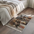 thumbnail image 4 of Area Rug with Tassels 2' x 3', African Ethnic Black Women Dancing Kitchen Runner Rug for Hallway Bedroom Throw Rugs, Abstract Africa Tribal Soft Door Mat for Bathroom Entrance Living Room, 4 of 9