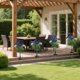 thumbnail image 4 of Estacas de jardín exterior para luces solares de loto, luces solares LED para el sendero de jardín, decoración impermeable de seda para césped en patio, 1 pack, 4 of 6