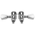 thumbnail image 4 of 6 Pieces 3L3R Guitar String Tuning Pegs Locking Tuners Machine Heads Knobs for Acoustic Electric Guitars Replacement Accessories with Mounting Screws and Ferrules Silver, 4 of 7
