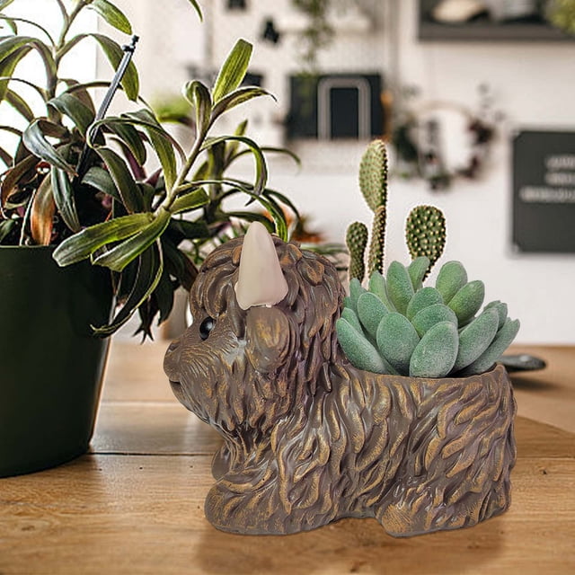 Simulated Highlands Beef Plants Flowerpot