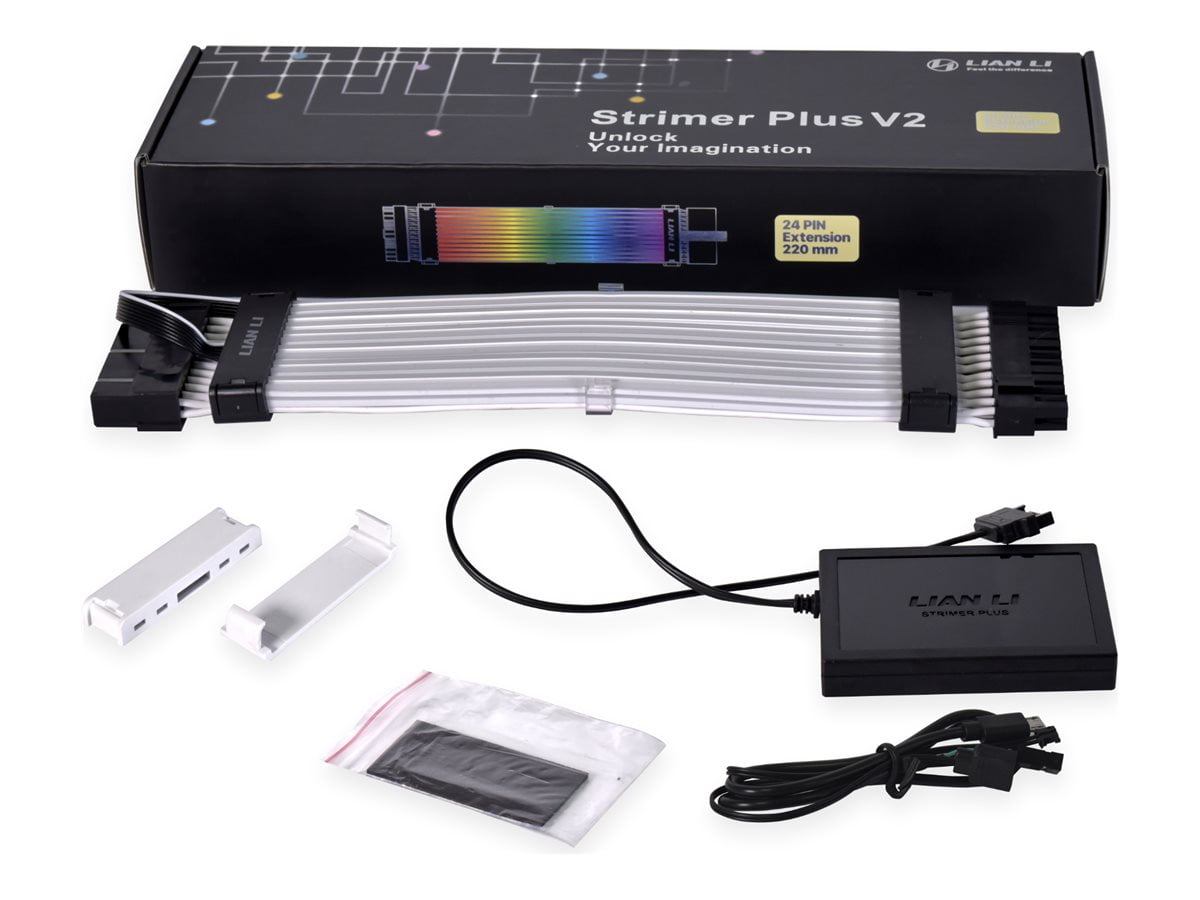 LIAN LI STRIMER PLUS V2 24 Pin RGB Power Extension Cable for