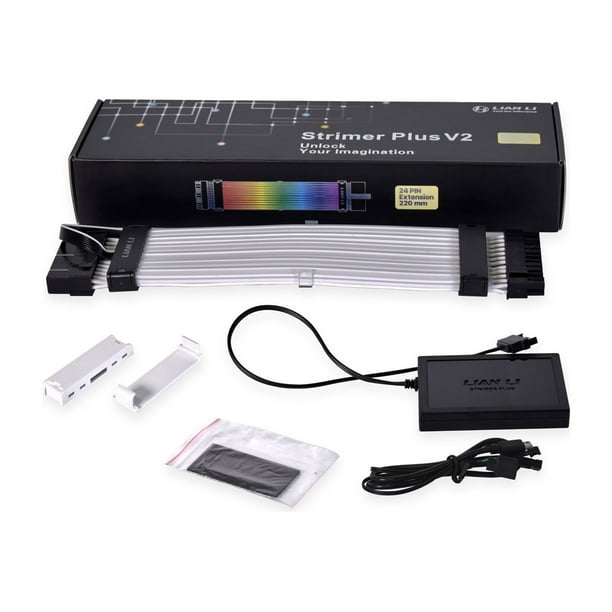 DJ機材 Lian Li Strimer Plus V2 24 pin Amazon.com: LIAN LI ADDRESSABLE RGB STRIMER Plus 24-PIN