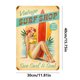 thumbnail image 5 of Placa Metal Vintage Playa Pared Pintura Hierro Rectangular 30x40cm, 5 of 9