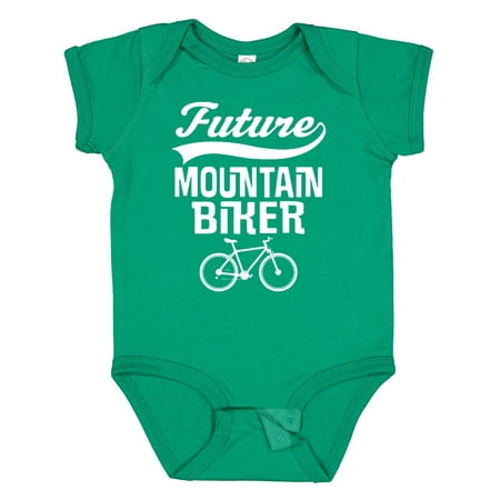 

Inktastic Future Mountain Biker Gift Baby Boy or Baby Girl Bodysuit