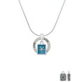 thumbnail image 2 of Delight Jewelry Silvertone Sea Turtle in Shadow Box Live Ring Charm Necklace, 18", 2 of 4