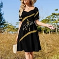 thumbnail image 2 of Vestido de manga corta ropa de verano para mujer 2025 Vestidos elegantes vestidos de verano Vestidos largos, 2 of 6