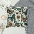 thumbnail image 2 of Nawypu Flying Butterflies Rectangle Pillow Covers Blue Yellow Brown Rustic Floral Garden Summer Decorative Throw Pillow Cover Rectangle Cushion Covers for Men Women, 2 of 5