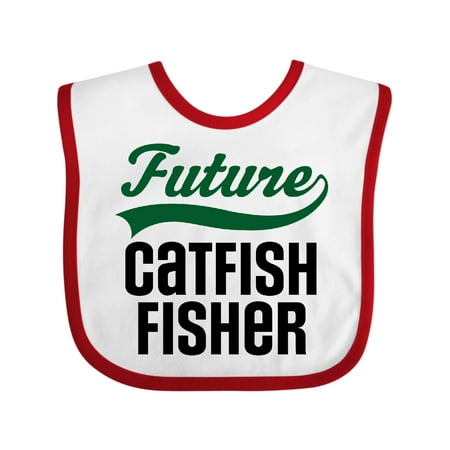 

Inktastic Future Catfish Fisherman Gift Baby Boy or Baby Girl Bib
