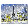 thumbnail image 3 of Designart Paris In Christmas Winter Ii Traditional Canvas Wall Art, 3 of 4