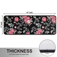 thumbnail image 5 of Kitchen Rugs Sets Of 2,Pioneer Flower Floral Print Pattern Anti Fatigue Kitchen Mat Rugs Non Slip Washable,Decorative Kitchen Floor Mats for Kitchen,Sink,Laundry,17"x47"+17"x47", 5 of 5