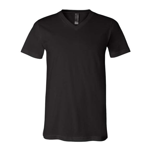 Canvas for Men's Delancey V-Neck T-Shirt, NEGRO, Medium Lienzo 3005