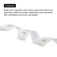 thumbnail image 3 of 1 Inch 50 Yard Valentine Printed Ribbon Wedding Favor Grosgrain Satin Ribbons White for Gift Wrapping Bouquet, 3 of 6