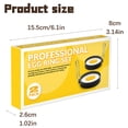 thumbnail image 3 of Set of 2 Cooking Molds Stainless Steel Omelette Mold Ring Egg Non Stick Ring Round Egg Pancake Maker Cooker Ring Cooking Tool for Frying Mcmuffin or Shaping Eggs, Egg Ring, 3 of 6
