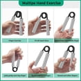 thumbnail image 4 of Grip Strength Trainer 4Pack ,50LB-200LB Metal Hand Grip Strengthener,Non-Slip Heavy-Duty Forearm Exerciser,Hand Gripper for Muscle Building and Hand R, 4 of 5