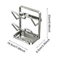 thumbnail image 2 of Multifunctional Kitchen Organizer Stand Stove Top Lid Storage Rack With Integrated Tray And Spoon Rest Holder For Efficient Cooking Space, 2 of 3