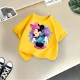 thumbnail image 5 of Linda camiseta informal de Disney Mickey Minnie para niños, camisetas de moda de verano para niñas, camiseta de cuello redondo para niños, camiseta de manga corta para niños, 5 of 5