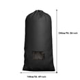 thumbnail image 2 of TOWED22 Tractor Leaf Bag Catcher Bag Leaf Bag With Large Capacity For Fast Leaf Collection Heavy Duty Material Fits For Most Riding Mowers(B), 2 of 3