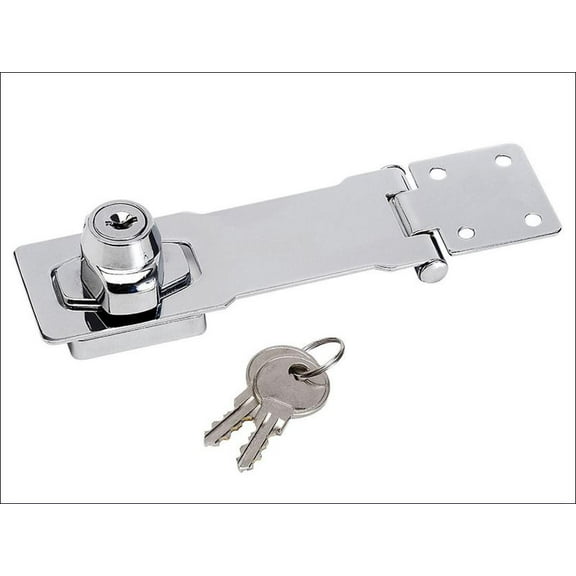 Master Lock - Chrome Plated Steel Locking Hasp 118mm
