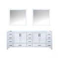 thumbnail image 3 of Lexora White Double Bath Vanity and 34 in. Mirrors, 3 of 9