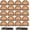 Brown, variant on 20 count Brown Stocking Caps for Wigs Stretchy Nylon Wig Caps for Women Men