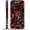 Deep Red Fruit Leopard Print Cocktail Collage, variant on Compatible with iPhone 16 Pro Case, Dual-Layer Protection Hard Shell with Silicone Interior, Slim Scratch Resistant Shockproof for Woman Men Starry Moon Night Phantom