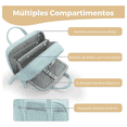 thumbnail image 5 of Lapicera 5 Capa De Gran Capacidad Estuches Escolares De Pana Eo Safe Imports Color Azul Claro, 5 of 5