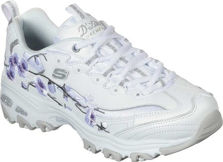 skechers d lites purple