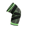 thumbnail image 1 of Bandage de Soutien pour Genou pour Entraînement Physique, Course, Cyclisme, Compression Élastique - TTG - Vert, 1 of 9
