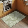 thumbnail image 3 of Sage Green Leaves Bathroom Mat 2x3 FT, Non Slip Small Kitchen Mat, Vintage Abstract Art Botanical Washable Soft Backed Front Door Throw Rug Non-Shedding Indoor Outdoor Doormat for Entryway Sink, 3 of 9