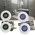 thumbnail image 4 of HURRISE Rouleaux de Coureur de Porte de Douche en Alliage de Zinc Roues de Poulie de Porte en Verre Accessoire de Salle de Bain, Roue de Porte de Douche, Pièces de Porte de Douche, 4 of 8