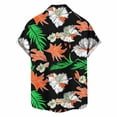 thumbnail image 7 of XUNKUSGA Men's Shirts Summer Fashion Hawaiian Button Down Shirts for Men Soft Casual Short Sleeve Beach Dress Shirts with Pockets for Lounging S-4XL Blue, 7 of 7