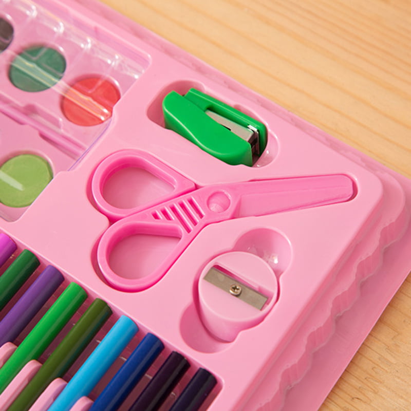 SHELLTON 150 Pcs/Set Drawing Tool Kit with Box Painting Brush Art Marker Water  Color Pen Crayon Kids Gift 