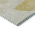thumbnail image 4 of Addison Rugs Mayfield Washable Transitional Modern Gold Round Rug, 8' x 8', 4 of 5