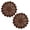 Coffee, variant on BomHCS 12 Inch Lace Flowers Coasters Crochet Doilies Table Washable Round Handmade Placemat 2PCS