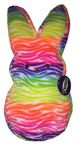 giant rainbow peep plush