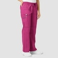 Wink WonderFLEX Women's Faith MultiPocket Cargo Scrub Pant, Hot Pink