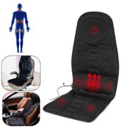 8 Mode 3 Intensity Full Body Electric Kneading Rolling Vibration Back Neck Lumbar Shiatsu Massager with Heat Memory Foam Car/Home Massage Mat Pad Seat Cushion For Chair Seat eat