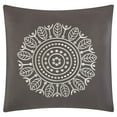 thumbnail image 4 of Nanshing Avalon 8 Piece Trellis Moroccan Print Comforter Set, Teal/Grey, California King, 4 of 5