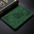 thumbnail image 7 of GSFY Case Compatible with iPad Air 11 inch M3 2025 / M2 2024, iPad Air 10.9 inch 4th / 5th Gen, PU Leather Multi-Angle Folio Stand Cover with Pencil Holder & Card Pockets, Butterfly-Green, 7 of 7